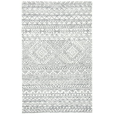 Safavieh  Handmade Aspen Atje Moroccan Boho Wool Rug 6'  x  9' 6' x 9' Indoor,Handmade Living Room,Bedroom,Dining Room Rectangle