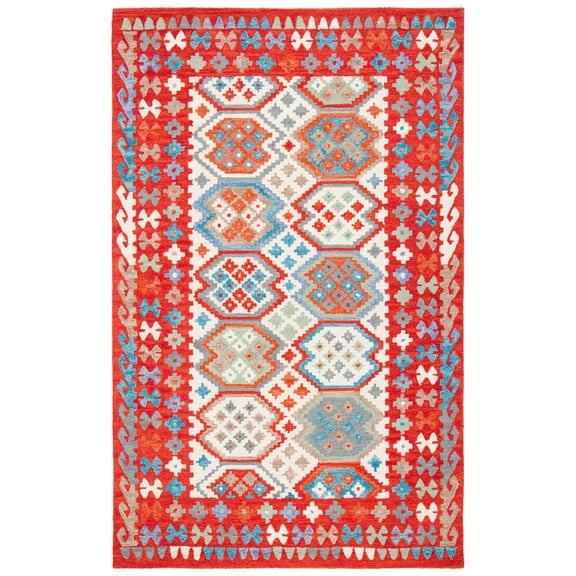 Safavieh  Handmade Aspen Hiie Boho Wool Rug 5'  x  8' 5' x 8' Indoor,Handmade Bedroom,Dining Room,Living Room Rectangle