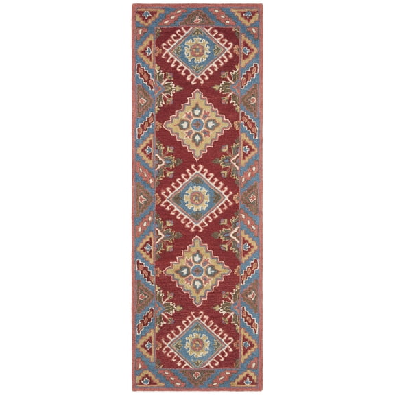 Safavieh Handmade Aspen Lucia Boho Tribal Wool Rug 2'3" x 5' 2' x 3' Indoor,Handmade Rectangle