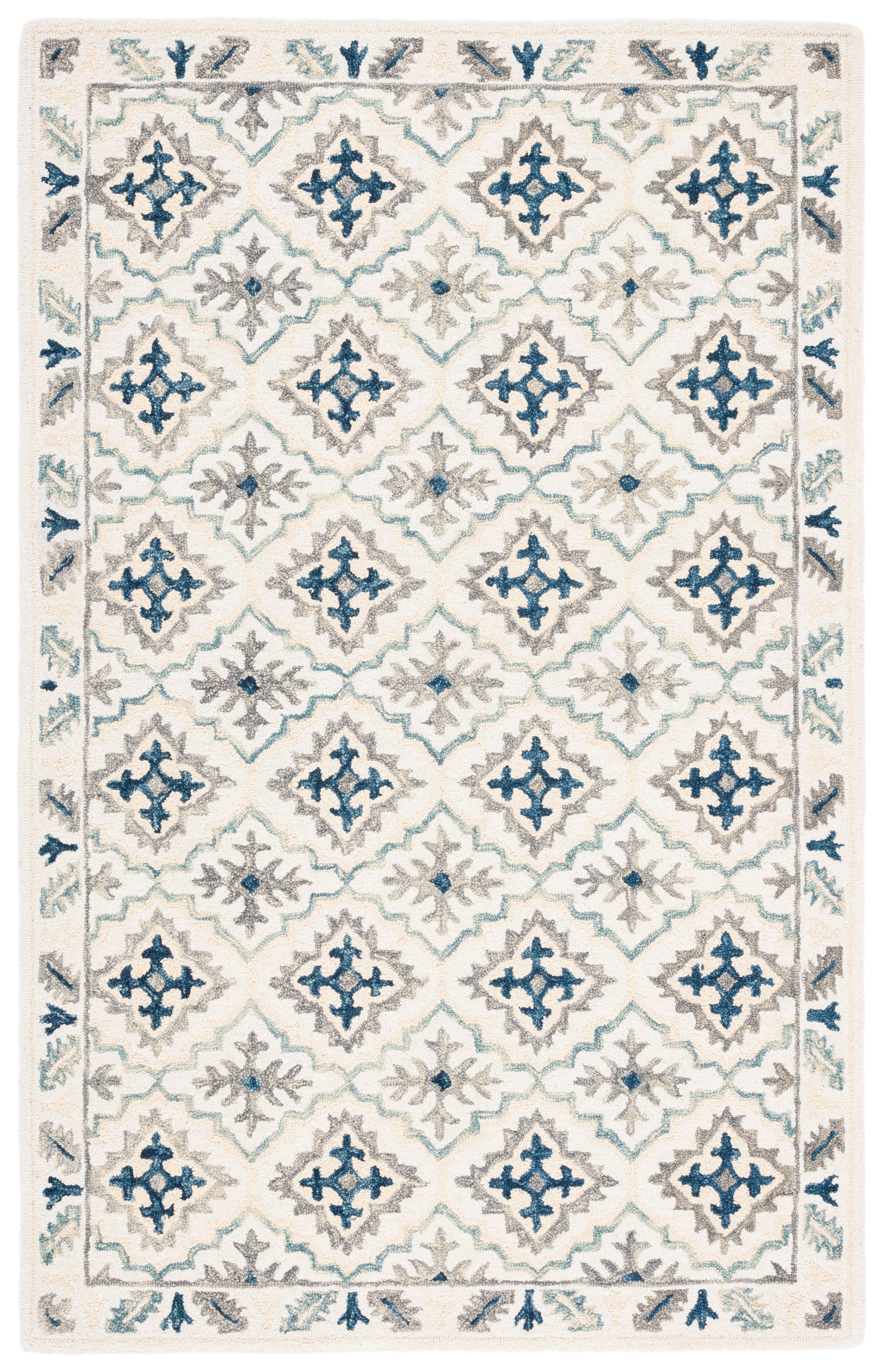 Safavieh  Handmade Aspen Lucila Boho Wool Rug 5' x 8' 5' x 8' Indoor,Handmade Living Room,Bedroom,Dining Room Rectangle