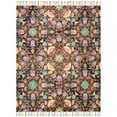 thumbnail image 1 of Safavieh  Handmade Aspen Lutie Boho Tribal Wool Rug Black/Purple 2'  x  3' 2' x 3' Indoor,Accent,Handmade Rectangle, 1 of 10
