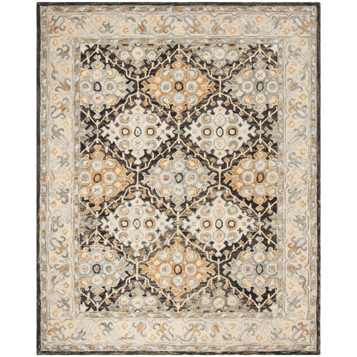 Aspen Blue and Beige Handmade Wool Area Rug