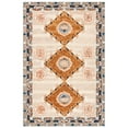 thumbnail image 1 of Safavieh  Handmade Aspen Zoea Moroccan Boho Wool Rug 4'  x  6' 4' x 6' Indoor,Handmade Living Room,Patio,Bedroom Rectangle, 1 of 7