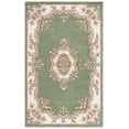 thumbnail image 1 of SAFAVIEH Aubusson Albus Medallion Area Rug, Green/Ivory, 6' x 9', 1 of 11