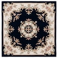 thumbnail image 1 of SAFAVIEH Aubusson Albus Medallion Area Rug, Navy/Ivory, 6' x 6' Square, 1 of 11