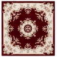 thumbnail image 1 of SAFAVIEH Aubusson Albus Medallion Area Rug, Red/Ivory, 6' x 6' Square, 1 of 11