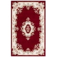 thumbnail image 1 of SAFAVIEH Aubusson Albus Medallion Area Rug, Red/Ivory, 6' x 9', 1 of 11