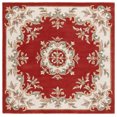 thumbnail image 1 of SAFAVIEH Aubusson Albus Medallion Area Rug, Rust/Ivory, 6' x 6' Square, 1 of 11