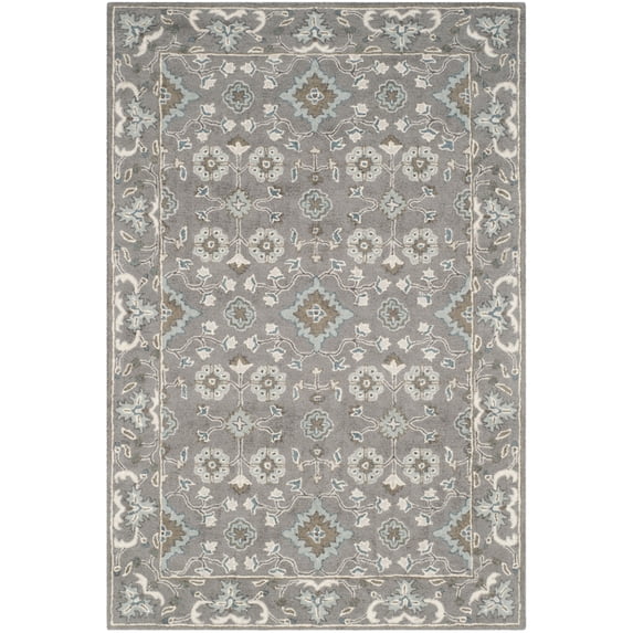 Safavieh Handmade Blossom Margarita Modern Floral Wool Rug 3' x 5' 3' x 5' Indoor,Handmade Living Room Rectangle