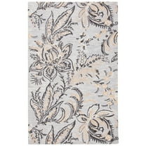 Safavieh  Handmade Blossom Yael Wool Rug 5' x 8' 5' x 8' Indoor, Handmade Living Room, Bedroom, Dining Room Rectangle