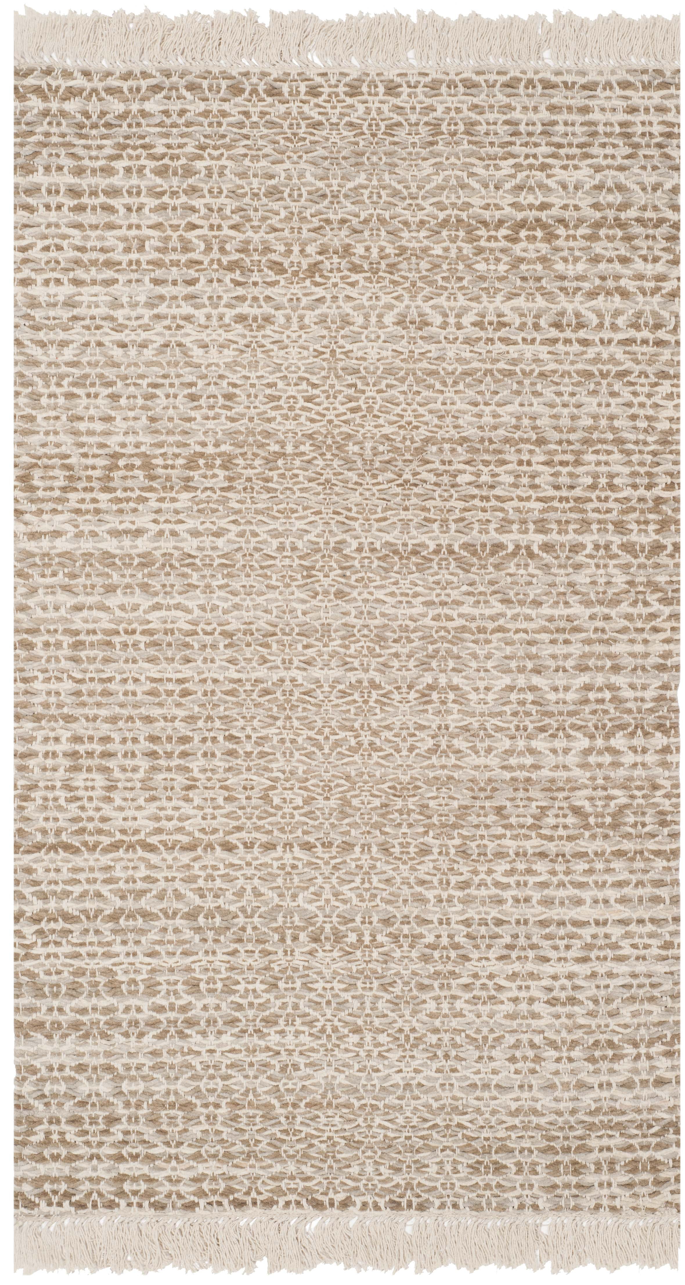 Safavieh  Handmade Boston Aletha Coastal Cotton Rug with Fringe 3'  x  5' 3' x 5' Indoor Living Room,Bedroom Rectangle