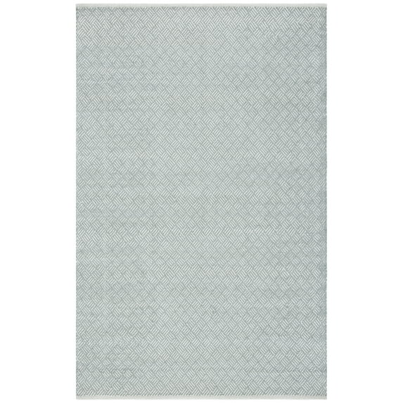 SAFAVIEH Boston Donnchad Geometric Cotton Area Rug, Grey, 4' x 6'
