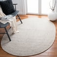thumbnail image 1 of SAFAVIEH Braided Ronan Solid Reversible Area Rug, Beige, 4' x 6' Oval, 1 of 7