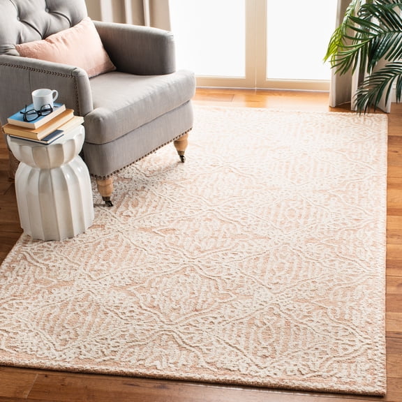 SAFAVIEH Capri Oralee Medallion Area Rug, Rust/Ivory, 3' x 5'