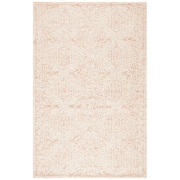 SAFAVIEH Capri Oralee Medallion Area Rug, Rust/Ivory, 6' x 9'