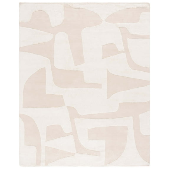 SAFAVIEH Casablanca Oraline Geometric Cotton Area Rug, Ivory, 11' x 15'