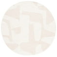 thumbnail image 1 of SAFAVIEH Casablanca Oraline Geometric Cotton Area Rug, Ivory, 4' x 4' Round, 1 of 11