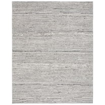 SAFAVIEH Casablanca Carmella Striped Area Rug, Grey/Ivory, 8' x 10'