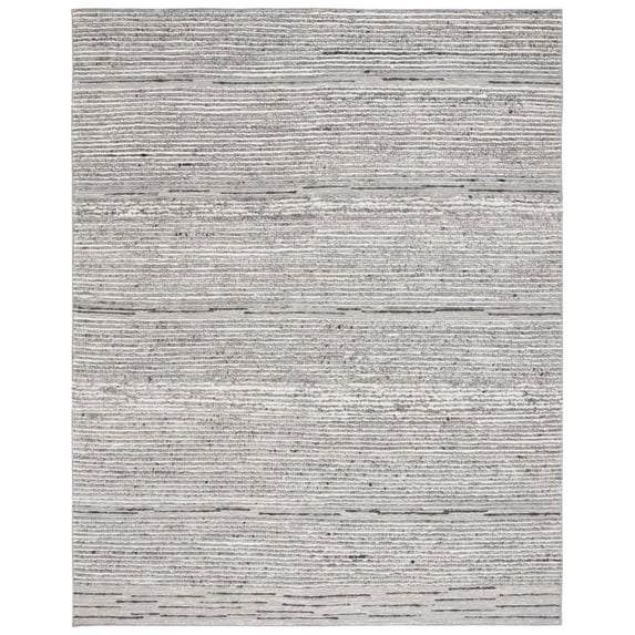 SAFAVIEH Casablanca Carmella Striped Area Rug, Grey/Ivory, 8' x 10'