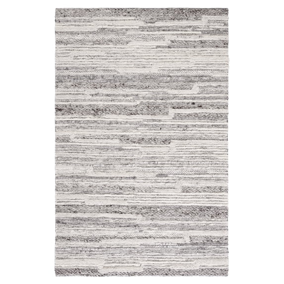 SAFAVIEH Casablanca Jermaine Geometric Area Rug, Ivory/Grey, 5' x 8'