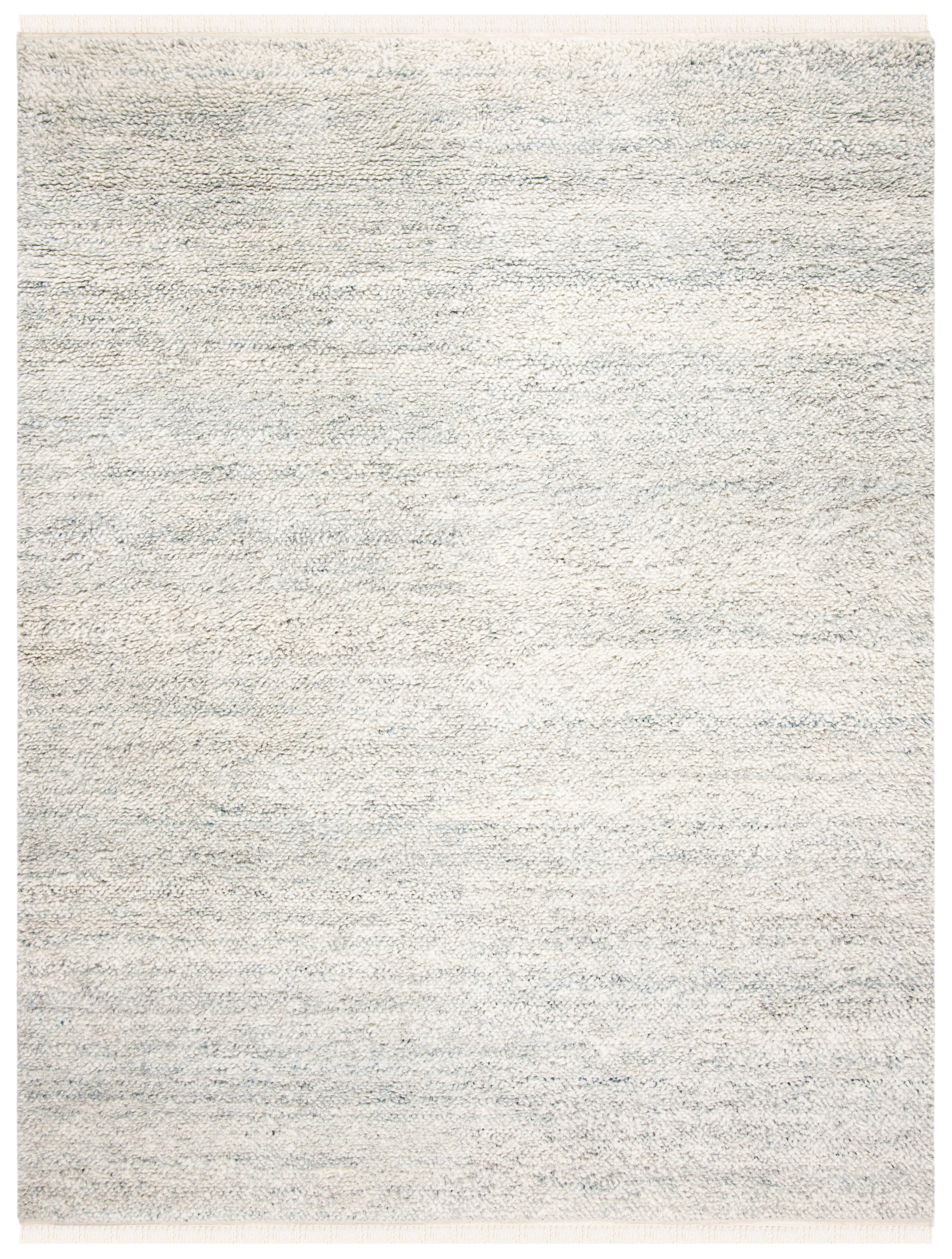 SAFAVIEH Casablanca Carbrey Solid Wool Area Rug, Grey, 8' x 10'