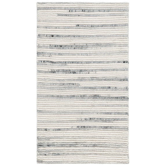 SAFAVIEH Casablanca Blake Distressed Area Rug, Grey/Ivory, 3' x 5'