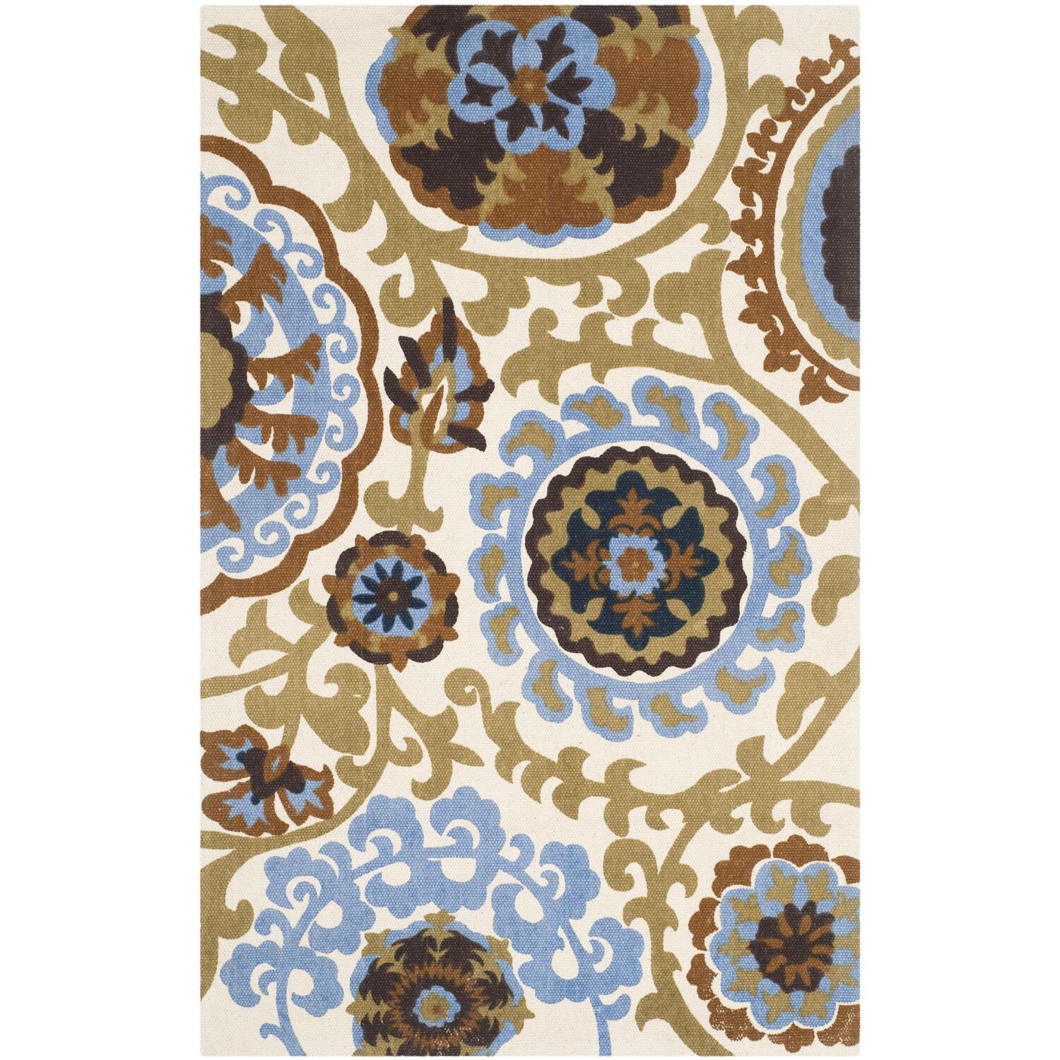 Contemporary Rug - Cedar Brook -Blue-Color:Blue,Design:Contemporary ...