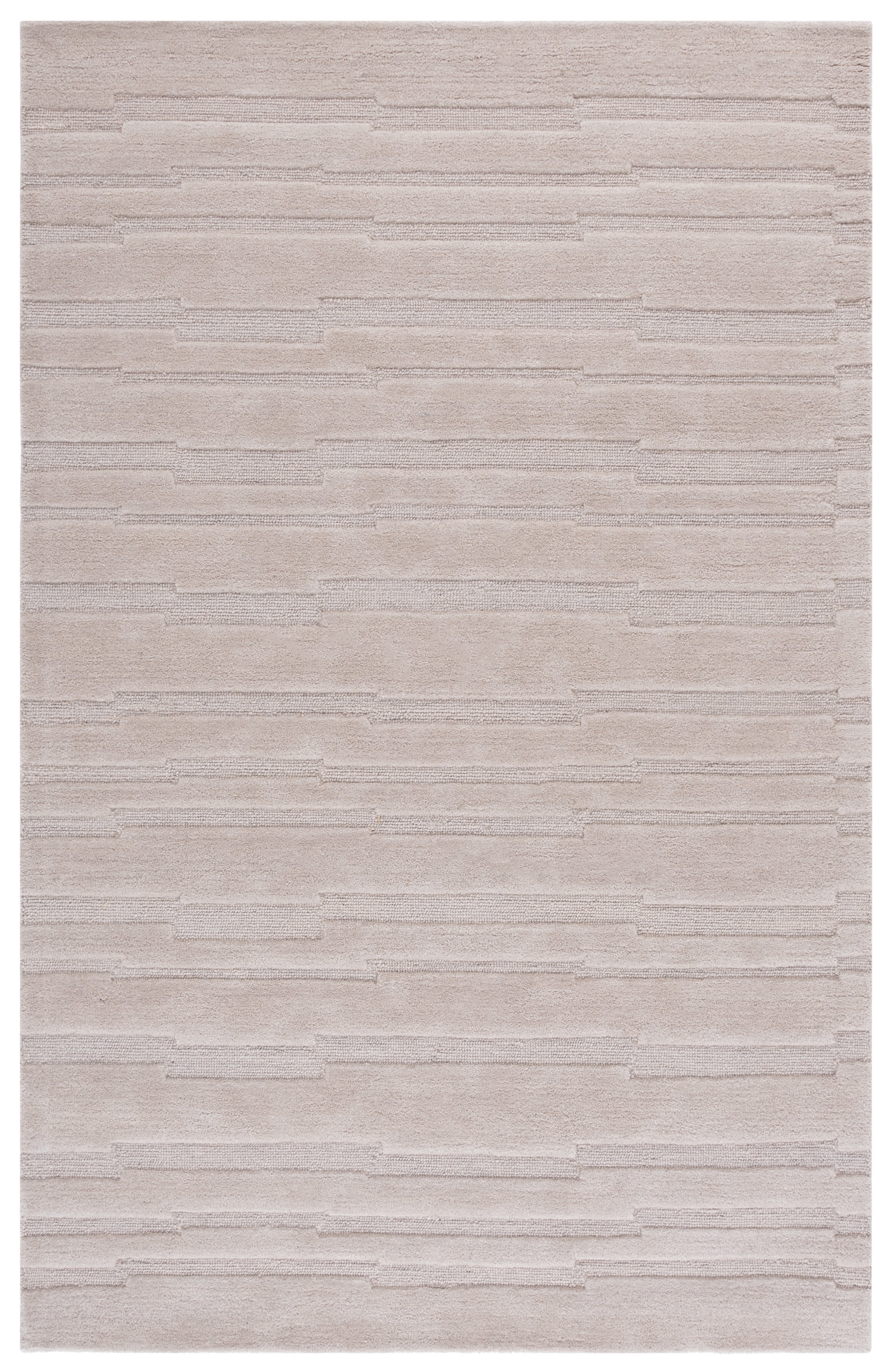 SAFAVIEH Chatham Emory Solid Area Rug, Beige, 6' x 9'