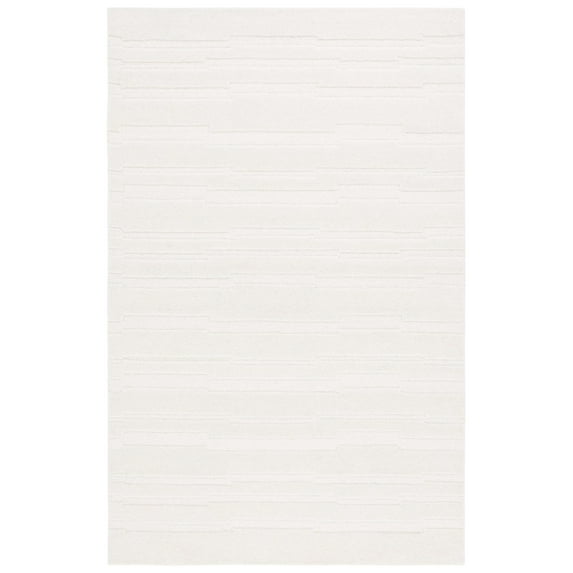 Safavieh Handmade Chatham Nguyet Modern Wool Rug 6' x 9' - Ivory - Rectangle