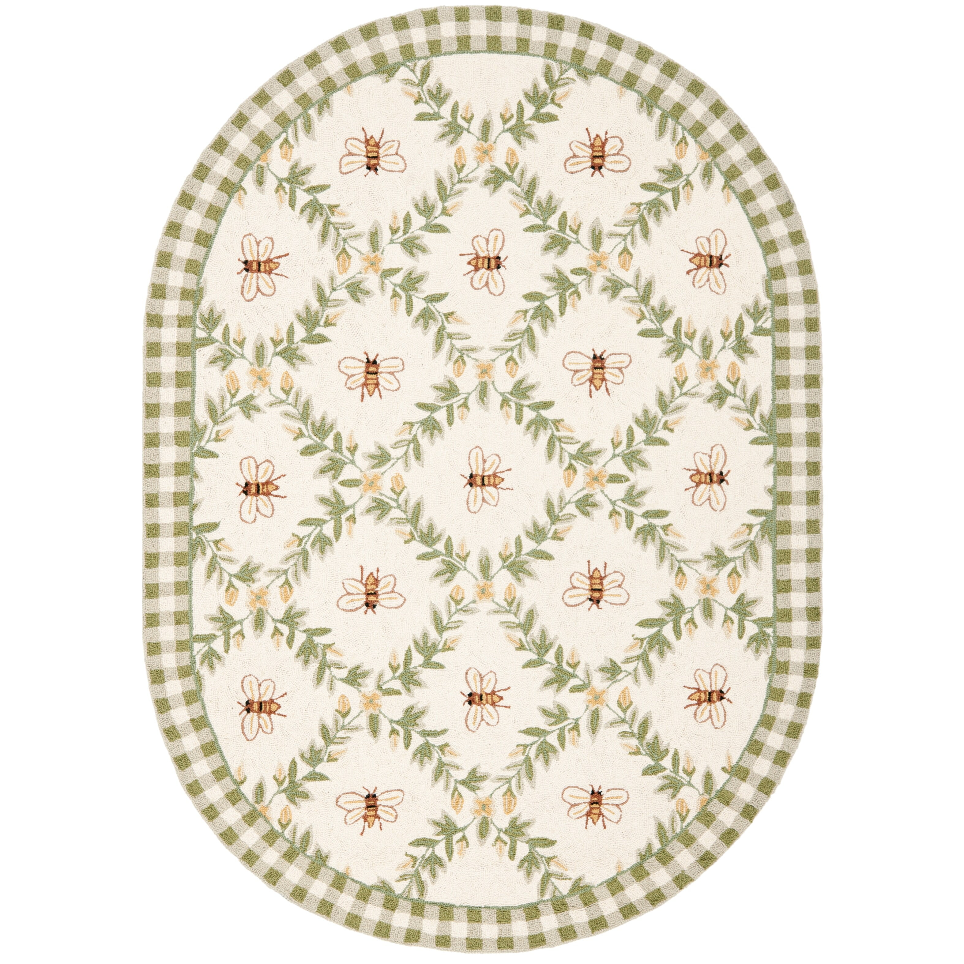 Safavieh Handmade Chelsea Aubree French Country Trellis Wool Rug Ivory ...