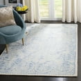 thumbnail image 1 of Safavieh Dip Dye Cyan Distressed Area Rug, Blue/Ivory, 4' x 6', 1 of 8