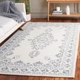 thumbnail image 1 of Safavieh  Handmade Ebony Iustina Modern Wool Rug 6' x 9' - Ivory/Grey, 1 of 5