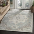 thumbnail image 1 of Safavieh Heritage Trafford Floral Wool Area Rug, Blue/Ivory, 5' x 8', 1 of 8