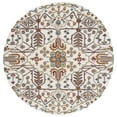 thumbnail image 1 of SAFAVIEH Heritage Dijana Tribal Wool Area Rug, Ivory/Grey, 4' x 4' Round, 1 of 8
