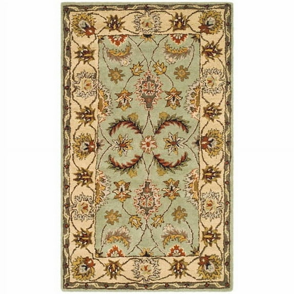 Safavieh  Handmade Heritage Viviana Traditional Oriental Wool Rug 4'  x  6' 4' x 6' Rectangle