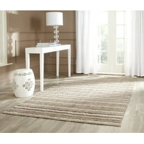 Safavieh Himalaya Normand Solid Wool Area Rug, Natural/Multi, 6' x 9'