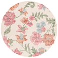 thumbnail image 1 of SAFAVIEH Jardin Anson Floral Wool Area Rug, Ivory/Red, 6' x 6' Round, 1 of 5