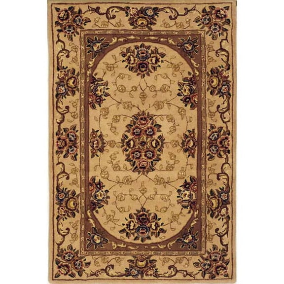 Safavieh  Handmade Kerman Piritta Floral Wool/ Silk Rug 2'3" x 4'