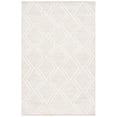 thumbnail image 1 of SAFAVIEH Kilim Meryll Diamond Polyester Area Rug, Natural/Ivory, 5' x 8', 1 of 8