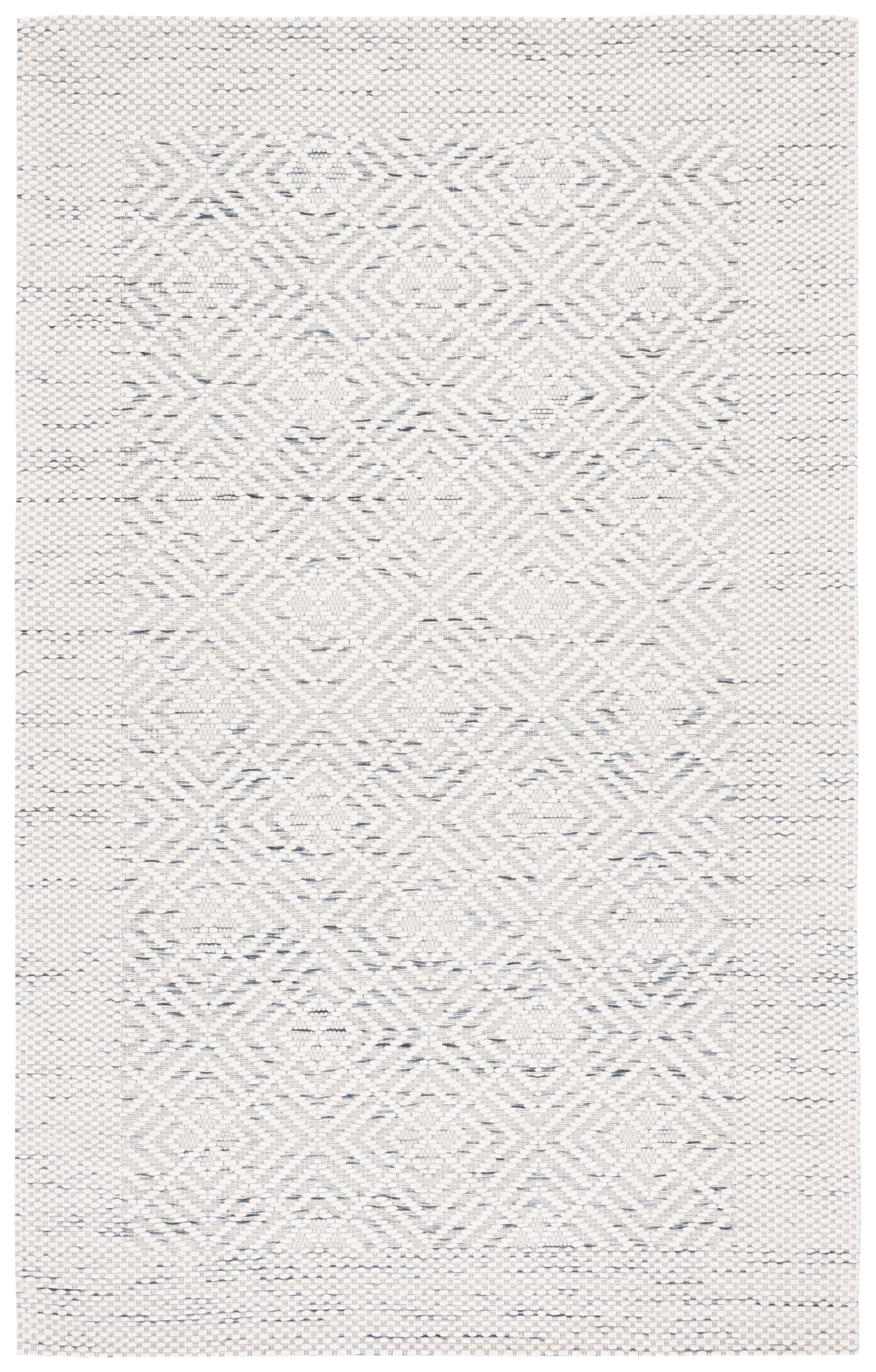 SAFAVIEH Marbella Trent Diamond Area Rug, Ivory/Black, 8' x 10'