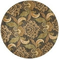 thumbnail image 1 of Safavieh  Handmade Metro Hildegunn French Country Floral Wool Rug Beige 8' x 8' Round 8' Round Indoor Living Room Round, 1 of 5