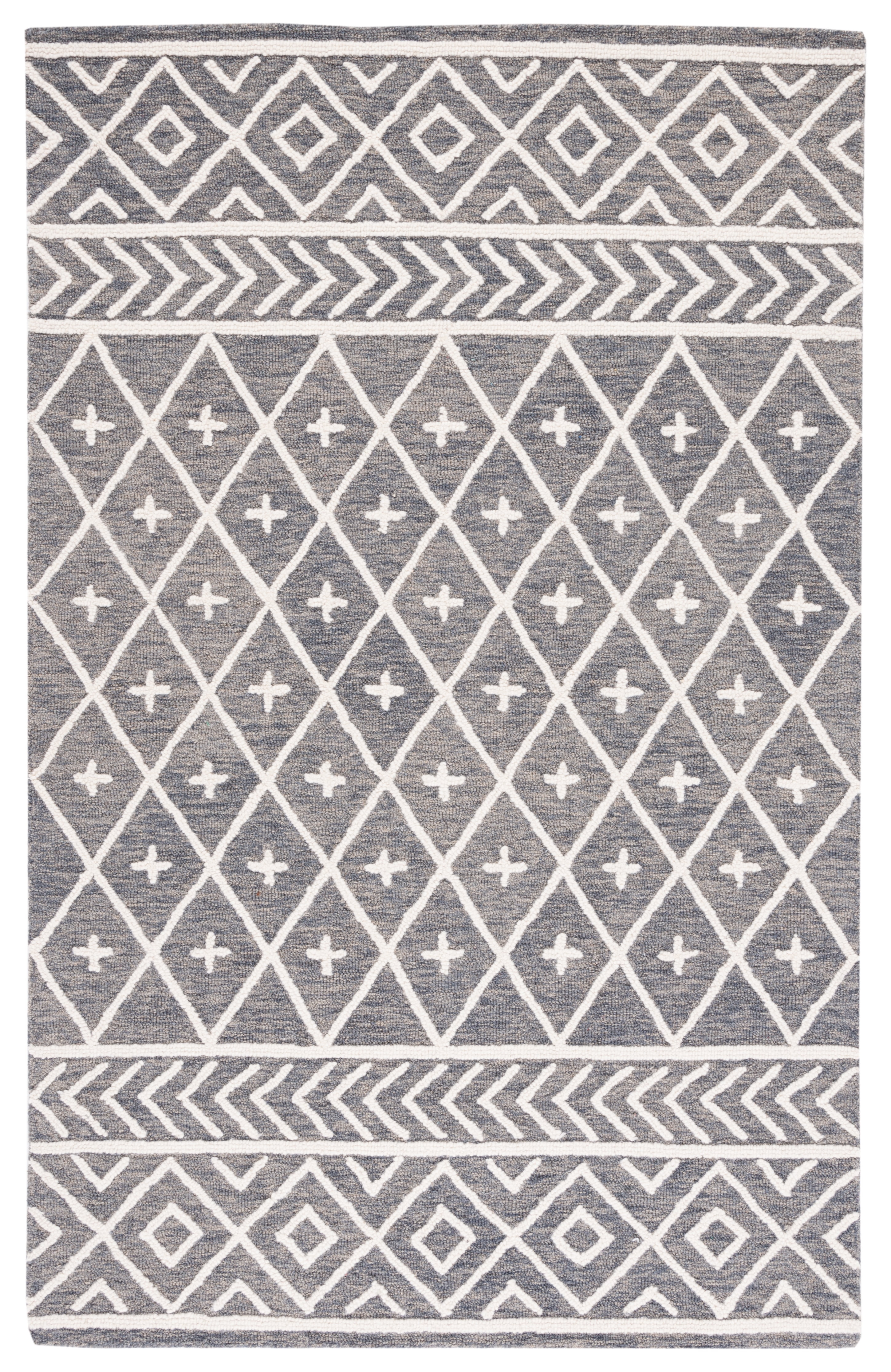 SAFAVIEH Metro Fletcher Medallion Area Rug, Grey/Ivory, 8' x 10'