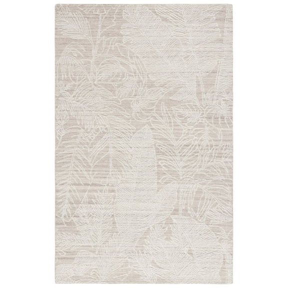 SAFAVIEH Metro Hartley Leaves Area Rug, Beige/Ivory, 8' x 10'