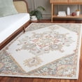 thumbnail image 1 of Safavieh  Handmade Metro Ughetta Floral Medallion Wool Rug 5' x 8' - Ivory/Grey, 1 of 5