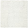 thumbnail image 1 of SAFAVIEH Micro-Loop Charlotte Solid Area Rug, Light Grey/Ivory, 3' x 3' Square, 1 of 8