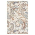 thumbnail image 1 of SAFAVIEH Micro-Loop Tendrils Leaves Area Rug, Ivory/Rust, 3' x 5', 1 of 8