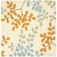 thumbnail image 1 of Contemporary Rug - Modern Art Polyester -Ivory/Multi-Color:Ivory/Multi,Design:Contemporary,Shape:Square,Size:7' X 7', 1 of 3