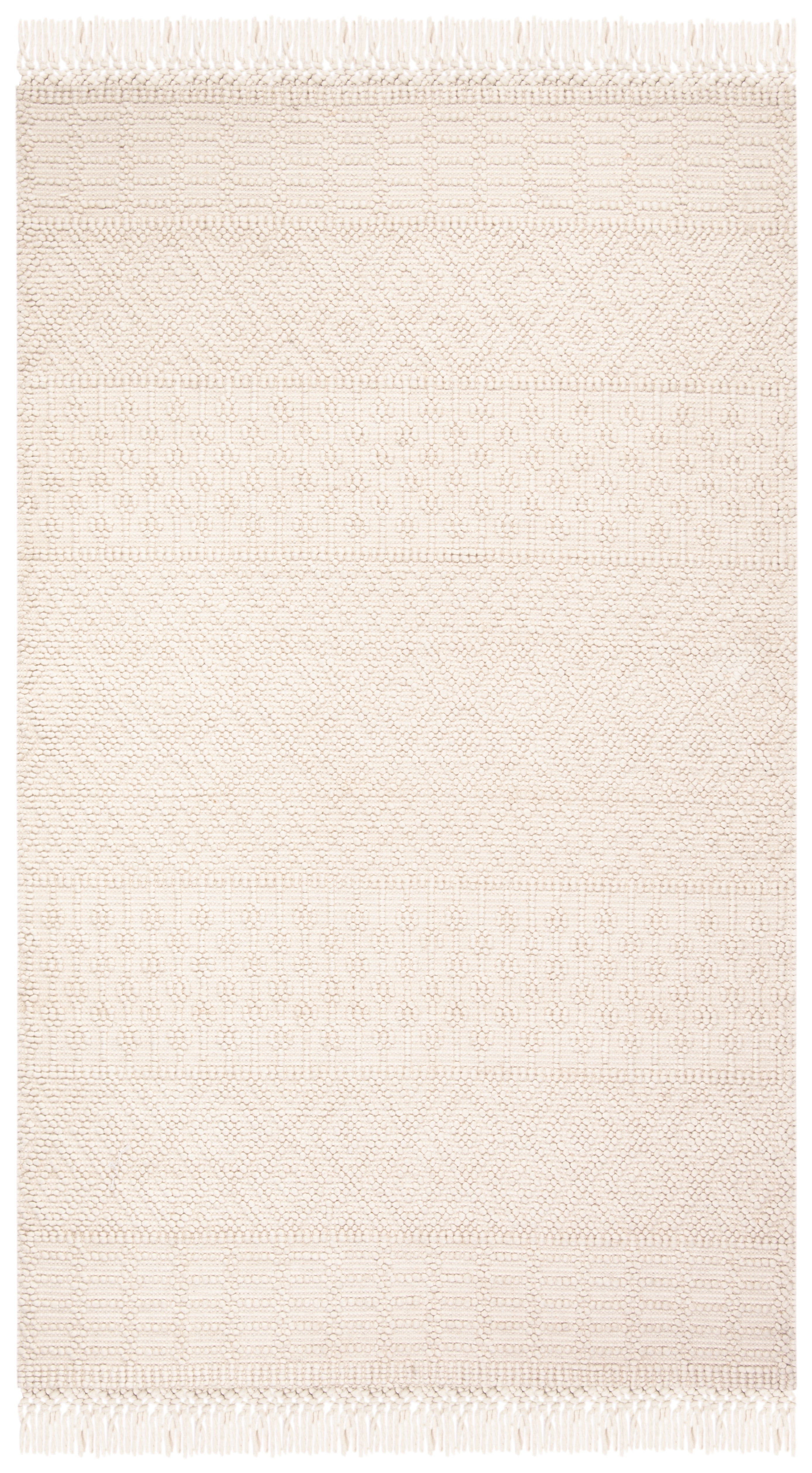 Ivory Coast Artisan Hand-Tufted Wool Rug - 5' x 8'