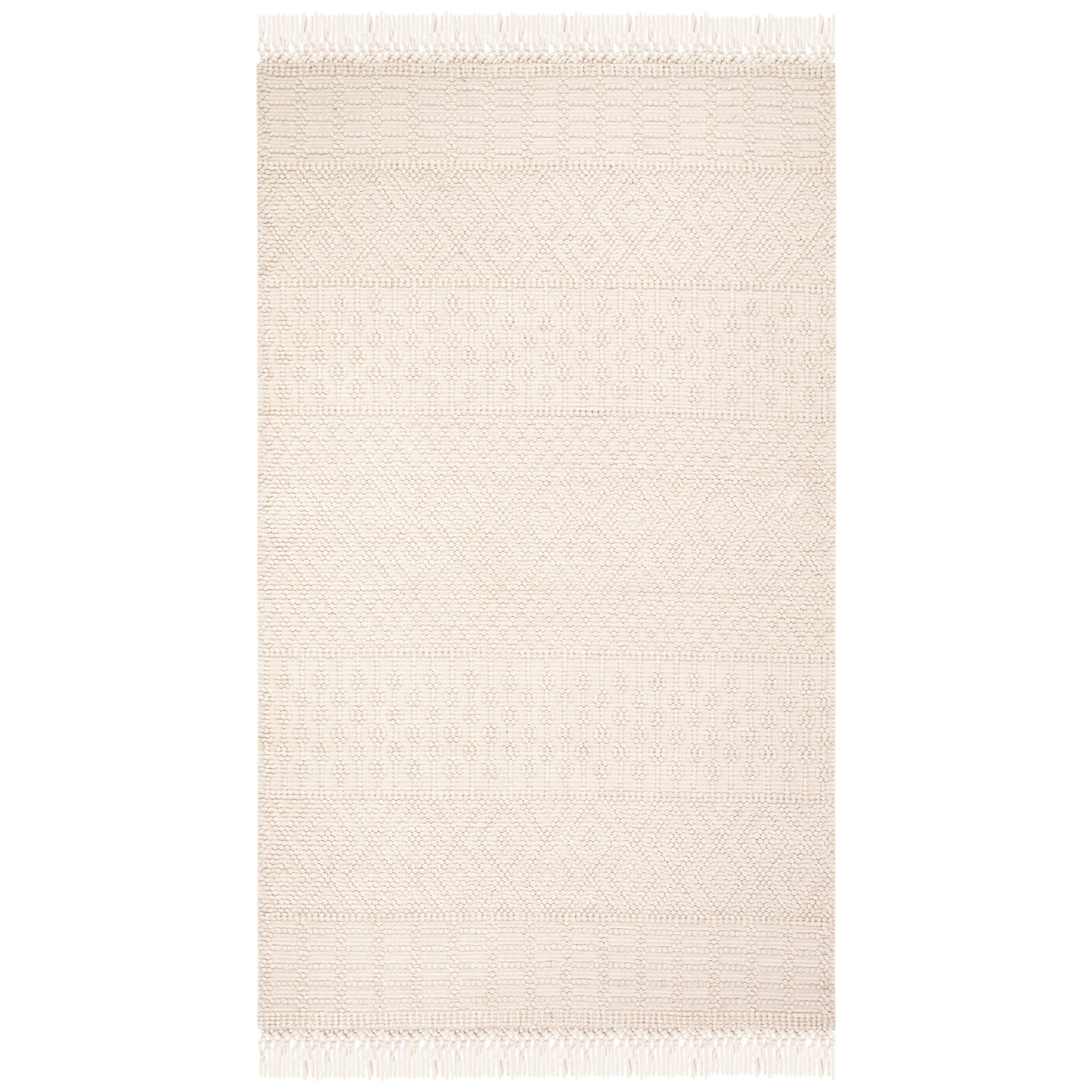 Ivory Coast Artisan Hand-Tufted Wool Rug - 5' x 8'