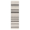 thumbnail image 1 of SAFAVIEH Natura Qendro Striped Runner Rug, Ivory/Dark Grey, 2'3" x 8', 1 of 8